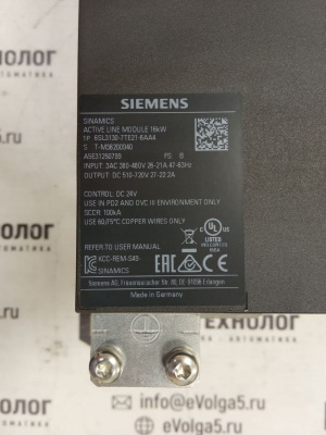 Модуль Siemens 6SL3130-7TE21-6AA4