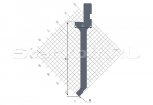 Гибочный пуансон STP 150 88 R0.6 835