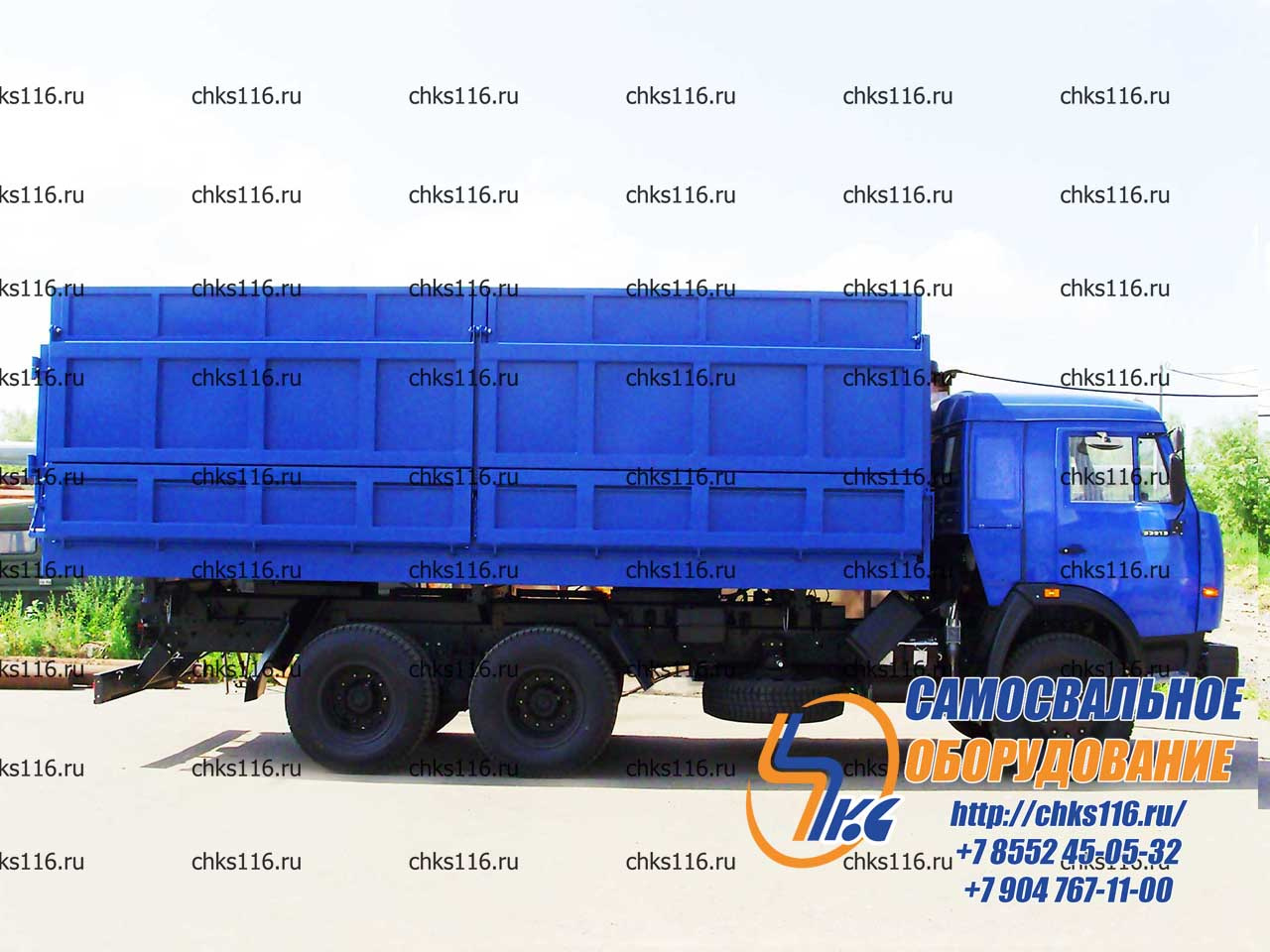 Самосвальная установка на 7200х2380х1400 (СУ7.2) сельхозник зерновоз ...