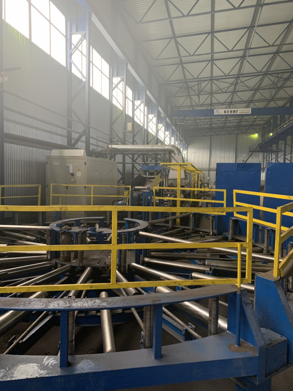 Линию по производству труб круглого и профильного сечения вместе с ...