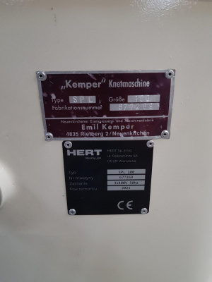 Тестомес спиральный Kemper SPL 100 (Германия)