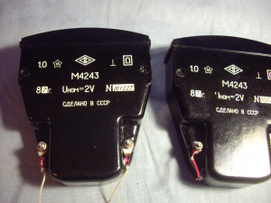 Вольтметры М4243 для радиолюбителей и не только и. 3 штуки в отличном рабочем состоянии ( Чумовые приборы)