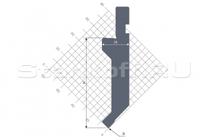 Пуансон STP 125 88 R0.8 835