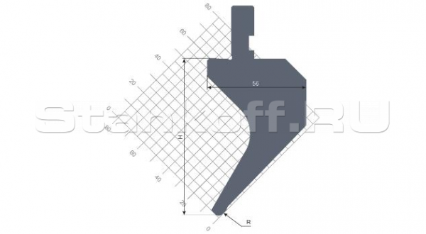 Пуансон STP 462 88 R0.8 835 s