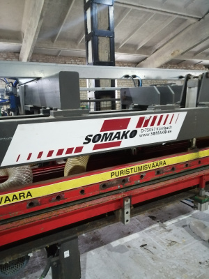 Производственная линия сращивания/склеивания бруса Somako - Германия HaPac М 1500 S12/6