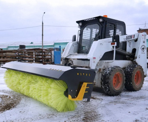 Щетка поворотная на мини-погрузчик Caterpillar (Cat) 248B