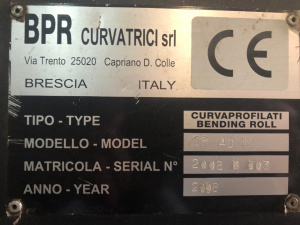 Профилегибочный итальянский трубогиб BPR Curvatrici CP 40H с ЧПУ