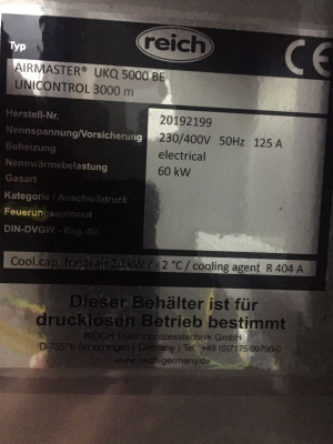 Универсальная термокамера Reich AIRMASTER UKQ 5000 BE