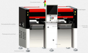 Высокоскоростной установщик SMD компонентов HW-DSQ800-120F