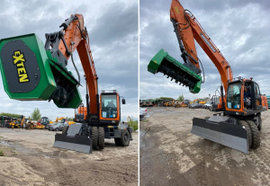 Роторный мульчер на экскаватор Hitachi ZX180/200/240