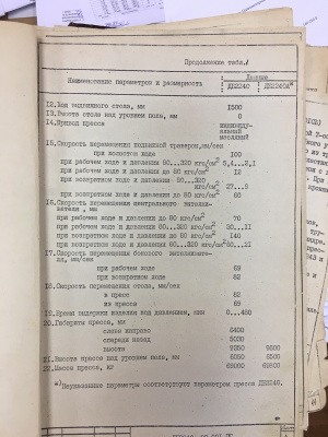 Пресс ДБ2240, ДБ2240А ус.1000 тн, ДА 2238, ДБ2238 ус.630 тн, ДГ2436, ДО436 ус.400 тн, ДГ2434, ДГ2432, ДГ2430, ПБ6334