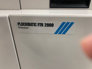 Plockmatic BM2000 Binder - FTR2000 Trimmer - SQF2000 Squarefolder