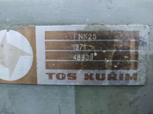 Широкоуниверсальный, инструментальный фрезерный станок TOS FNK25