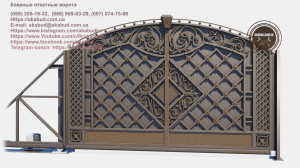 Кованые откатные ворота. Производство кованых откатных ворот Принято считать, что кованые откатные ворота должны быть прямоугольными