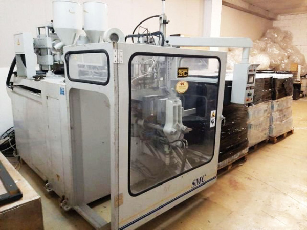 Экструзионно-выдувной автомат Sms (Таиланд) Изделия объемом до 2,5 л