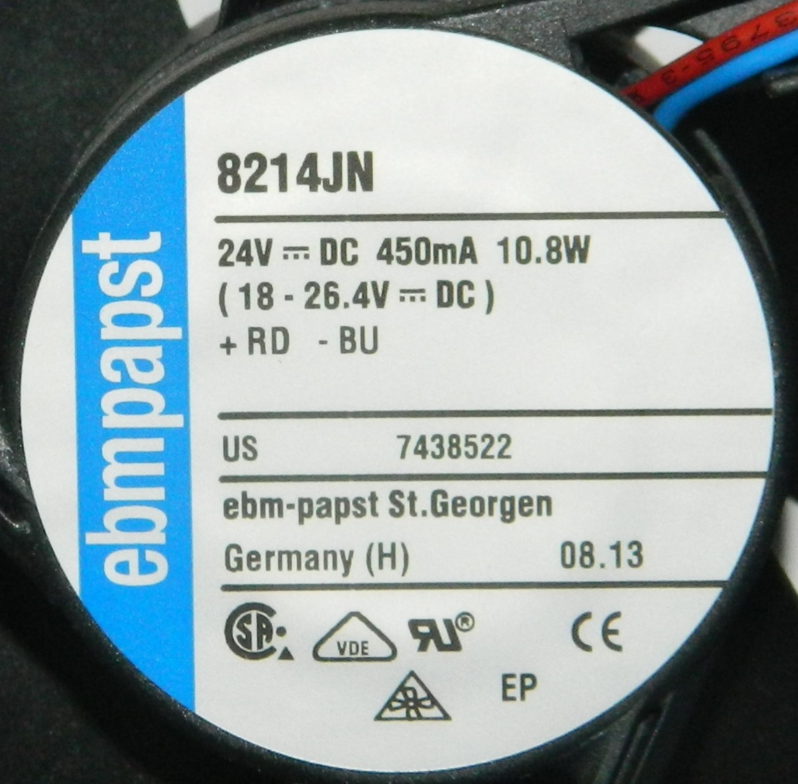  вентиляторы ebmpapst, NMB 12v / 24v / 48v / 220v  в .