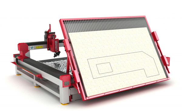 оборудование для гидроабразивной резки для обработки натуральный камень кварц и керамику