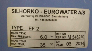 Мешочный фильтр"SILHORKO-EUROWATER A/S"
