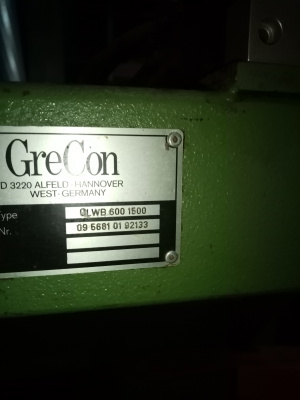 Шипорезная автоматическая группа и фрезерный клеенаносящий автомат GreGon BF 4.600 1500