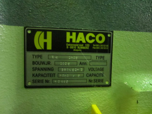Ножницы гильотинные HACO TS-2006