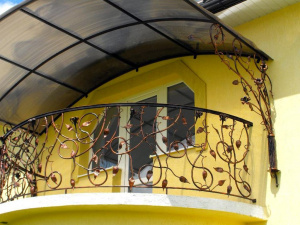 Кованые балконные перила (ограждения) Кривой Рог