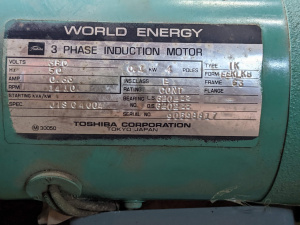 электродвигатель World Energy spec JIS 64004