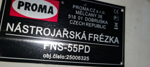 Универсальный-фрезерный станок PROMA FNS 55PD с УЦИ