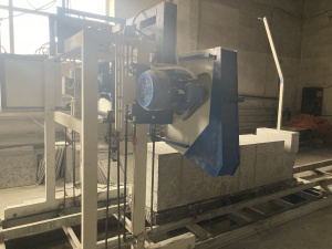 Автоматизированный резательный комплекс для производства блоков из легких бетонов