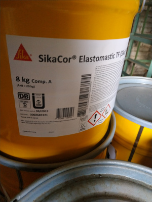 Эпоксидная краска покрытие Sikaсor Elastomastic TF