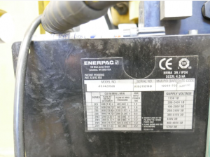 100-тонный гидравлический пресс ENERPAC - BFR 10075 с роликовой рамой Mach4metal 6930