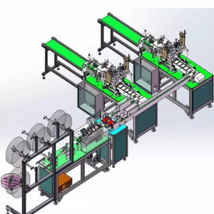 Автоматическая линия по производству одноразовых медицинских масок