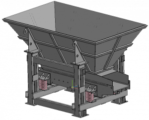 Питатель вибрационный АПВ-08 (агрегат, на металлоконструкции)
