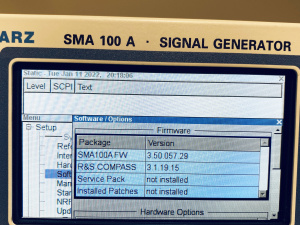 Генератор сигналов Rohde & Schwarz SMA100A-106 FW