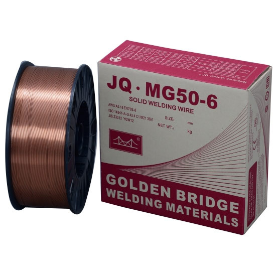 Проволока сварочная омедненная Золотой Мост JQ.MG50-6 (ER70S-6)
