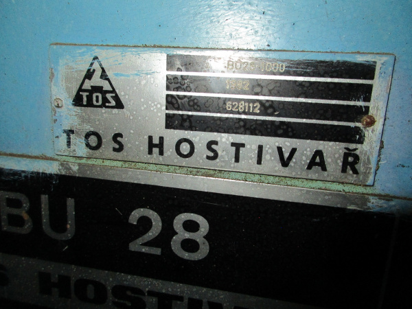 Круглошлифовальный станок TOS Hostivar BU 28 1000