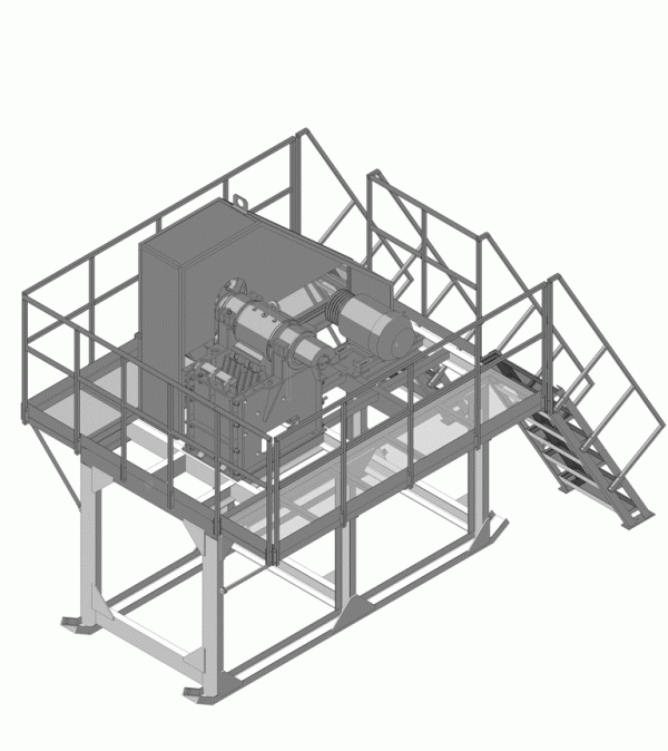 Агрегат дробления щековый АДЩ 210 (ЩДС 2,5х4)