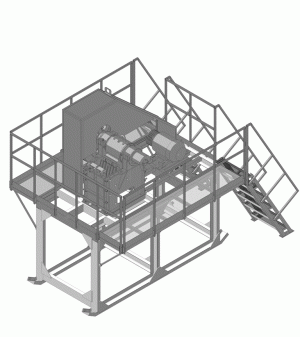 Агрегат дробления щековый АДЩ 210 (ЩДС 2,5х4)