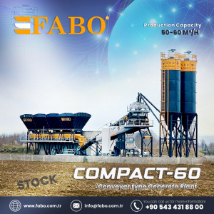 БЕТОННЫЙ ЗАВОД FABO COMPACT-60 М3