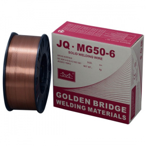 Golden Bridge Проволока сварочная омедненная JQ.MG50-6 (ER70S-6), НАКС, ГОСТ, РМРС, Морской регистр