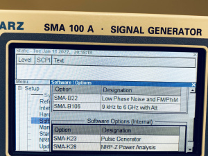 Генератор сигналов Rohde & Schwarz SMA100A-106 FW