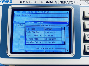 Генератор сигналов Rohde & Schwarz SMB100A-101 FW