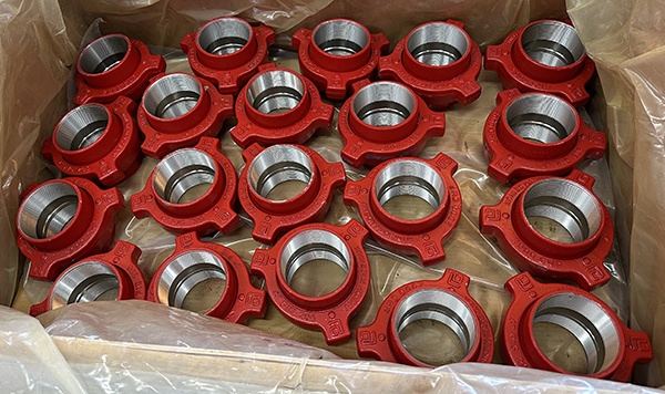 Быстроразъёмными соединениями (БРС) – Weco Hammer Union