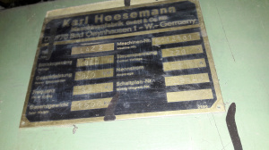 Шлифовальный станок Heesemann LAZ 2 1978 г.в