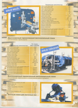 станок двухголовочный ленточнопильный горизонтальный ZHLD-64X2L