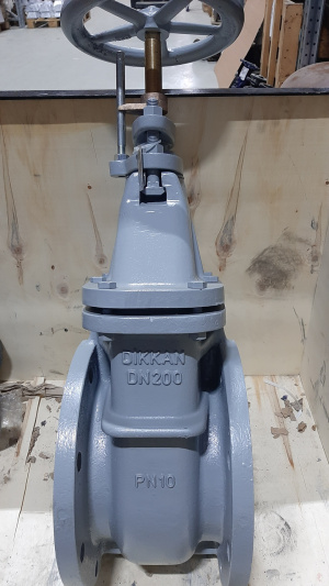 Задвижка клинкетная DN 200 PN 10 стандарт DIN (импорт) в наличии c РМРС и РРР СТО