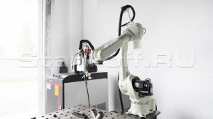 Роботизированный комплекс лазерной сварки металла ROBOT XTW-2000/Raycus