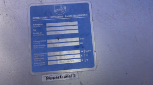 Туннельная конвекционная сушильная установка Rippert DTK 4.800 (8.800)/080-SRL для сушки бейца 1982 г.в