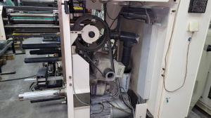 Nilpeter FA 3300, 2004 г.в., Флексографская машина, ширина 330 мм, 7 секций УФ, секция тиснения, секция высечки