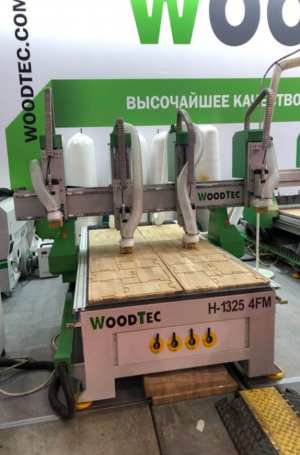 Фрезерно-гравировальный станок с ЧПУ WoodTec H 1325 4FM