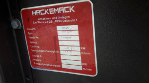 УФ сушка Hackemack KTR 2040 (5 ламп) 1990г.в